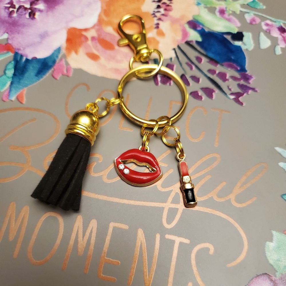 Custom made keychain with charms - Picture 2 of 2